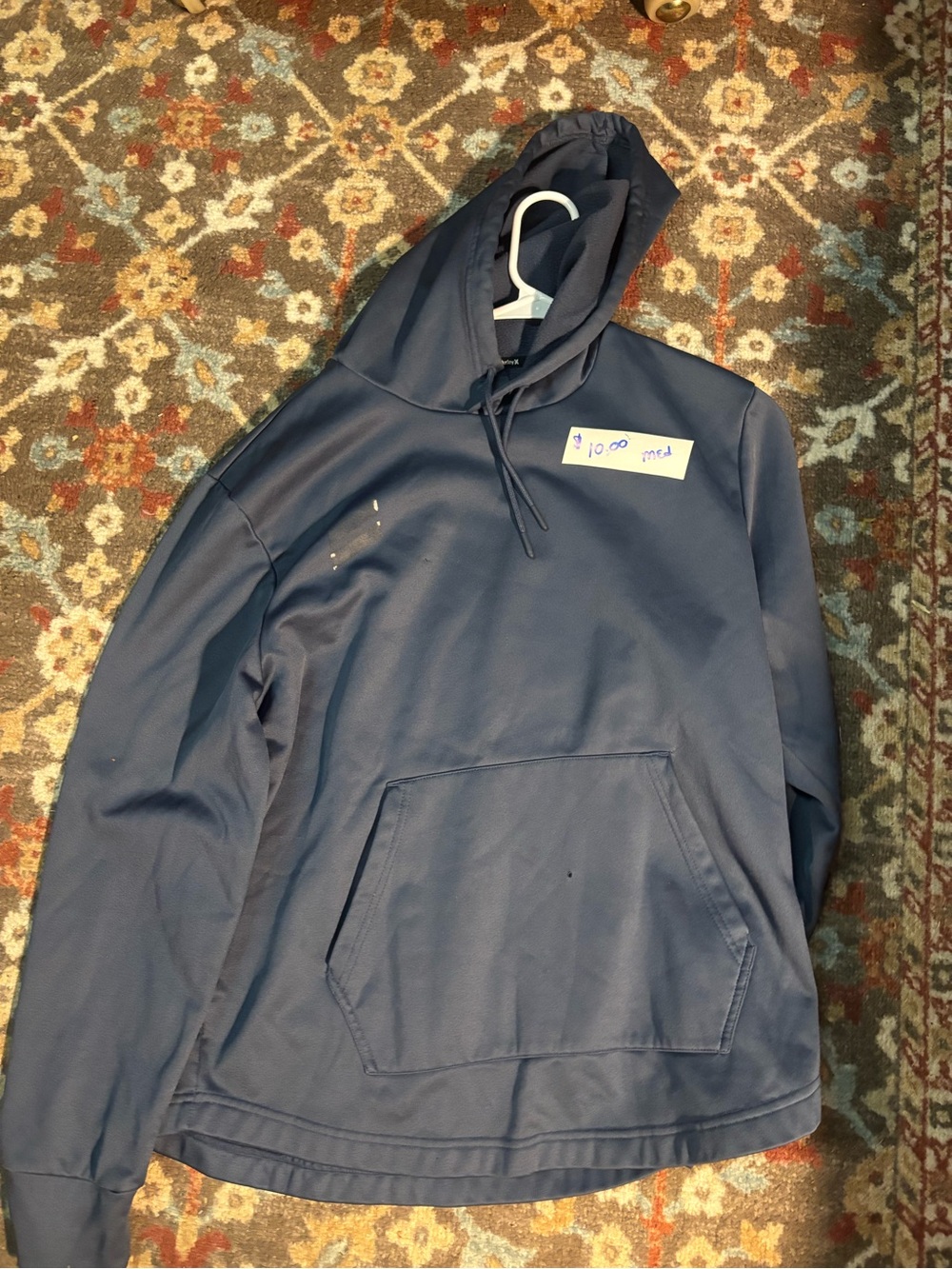 Hurley Men's Navy Blue Pullover Hoodie